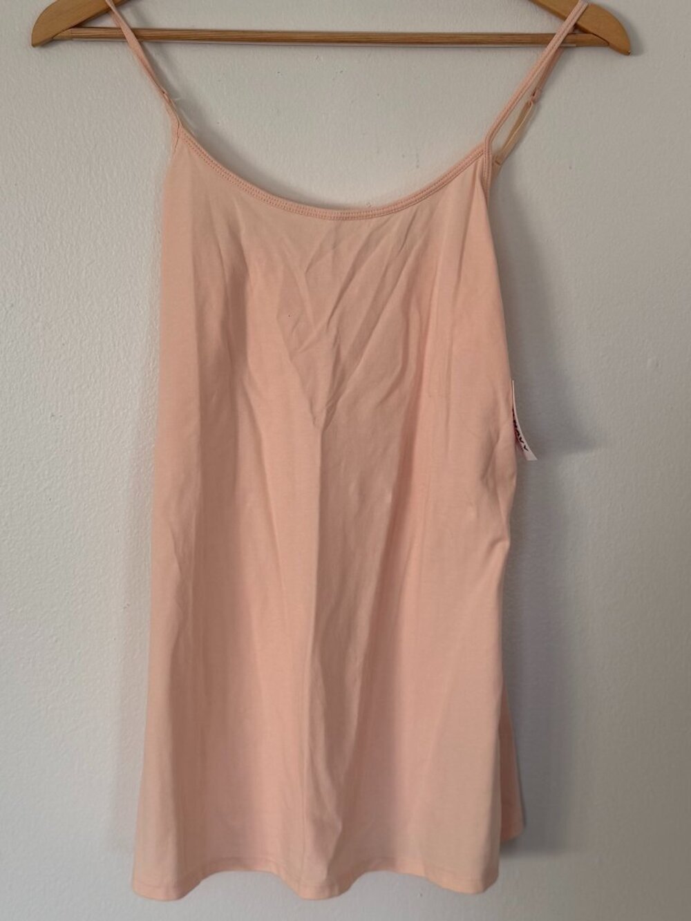 NWT OLD NAVY FIRST-LAYER CAMI TANK TOP IN BLUSH SIZE MEDIUM TALL